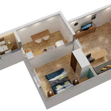 Daire Le St Leon : Lit Queen Size * Wifi * Ideal Couple